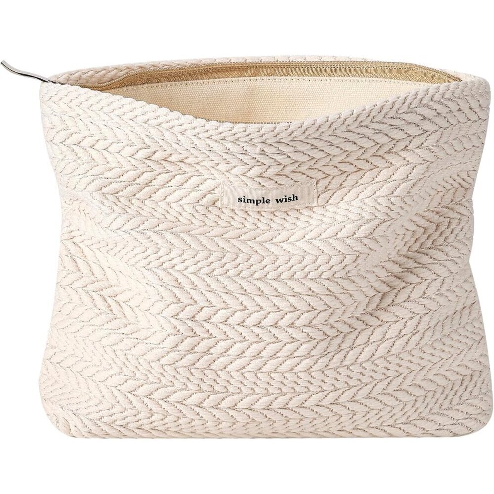 Travel Makeup Bag Portable Cosmetic Pouch with Zipper for Women Girls